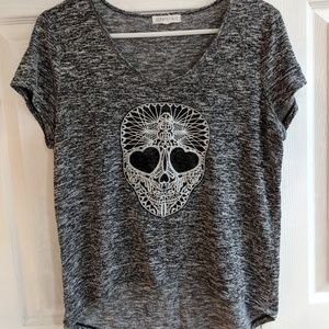 Aeropostale Sugar Skull Tee - Size Large